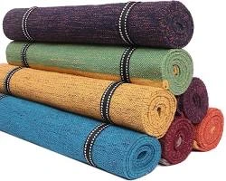 Yogasana Cotton Yoga Mat handmade
